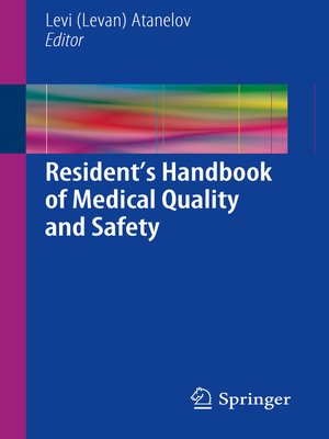 cover image of Resident's Handbook of Medical Quality and Safety